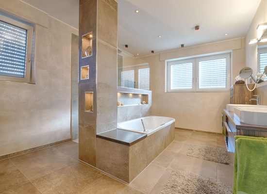 Offene Raumaufteilung Badezimmer