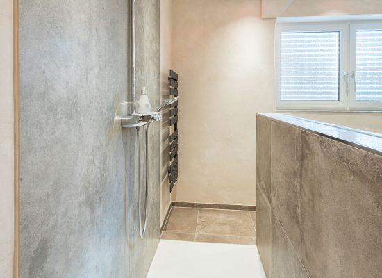 Dusche - Offenes Konzept